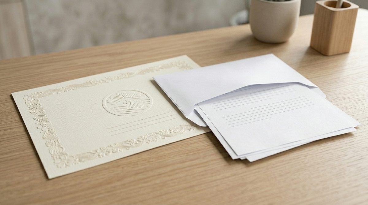 転職活動において、資格や応募書類が重要な要素であることを視覚的に強調します。